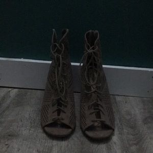 Open-Toes Cut Out Booties
